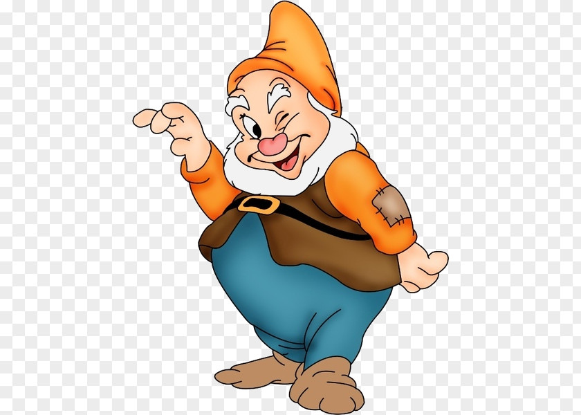 Dwarf Bashful Sneezy Dopey Seven Dwarfs PNG