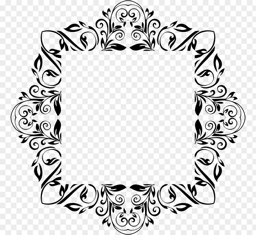 Mirror Magic Art Black And White Clip PNG