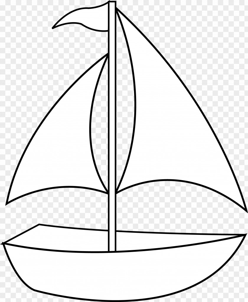 Simple Boat Cliparts Clip Art: Transportation Black And White Drawing Art PNG