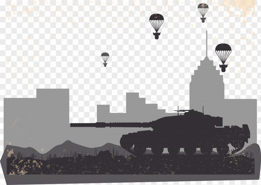 War Scene Vector Adobe Illustrator Download PNG
