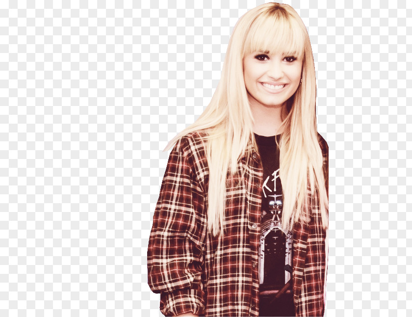 Hair Blond Tartan Beliebers Bangs PNG