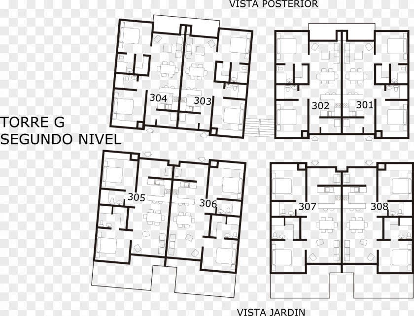 Line Floor Plan Technical Drawing PNG