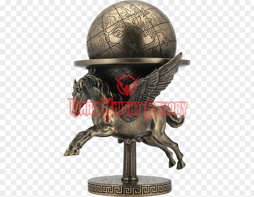 Pegasus Knight Statue Greek Mythology Perseus Figurine PNG