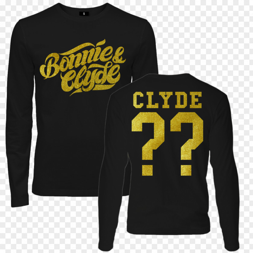 Bonnie And Clyde Long-sleeved T-shirt Sweater Neckline PNG