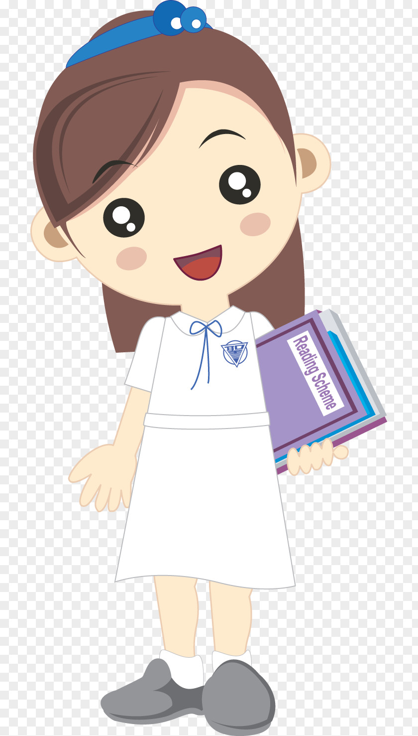 Cartoon Student Child PNG Child, student girl clipart PNG