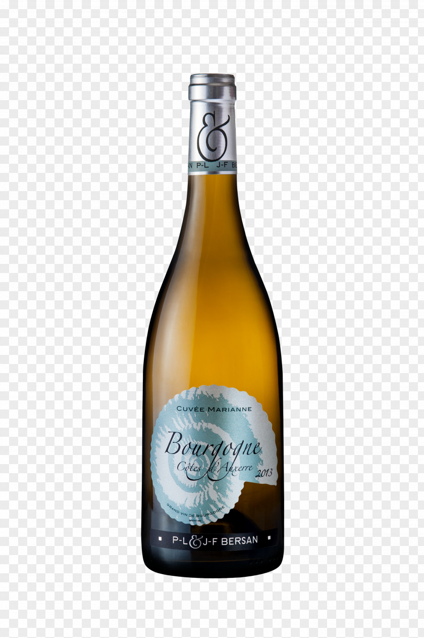 Champagne Domaine BERSAN Pierre-Louis & Jean-François White Wine Saint-Bris AOC PNG