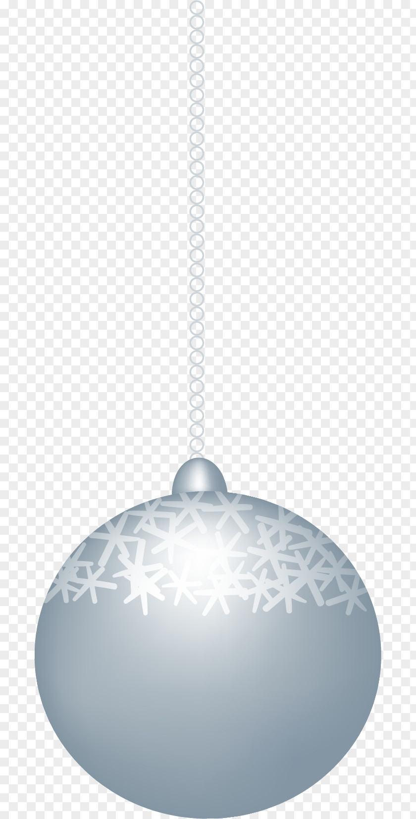 Hand Painted Grey Ball Light Fixture White Black PNG