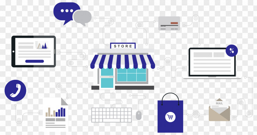Illustration Vehicle Point Of Sale Retail Sales Business PNG