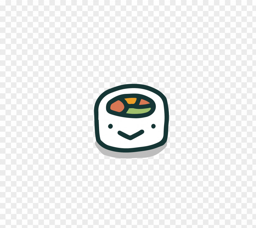 Smile Sushi Clipboard Ceramic Pattern PNG