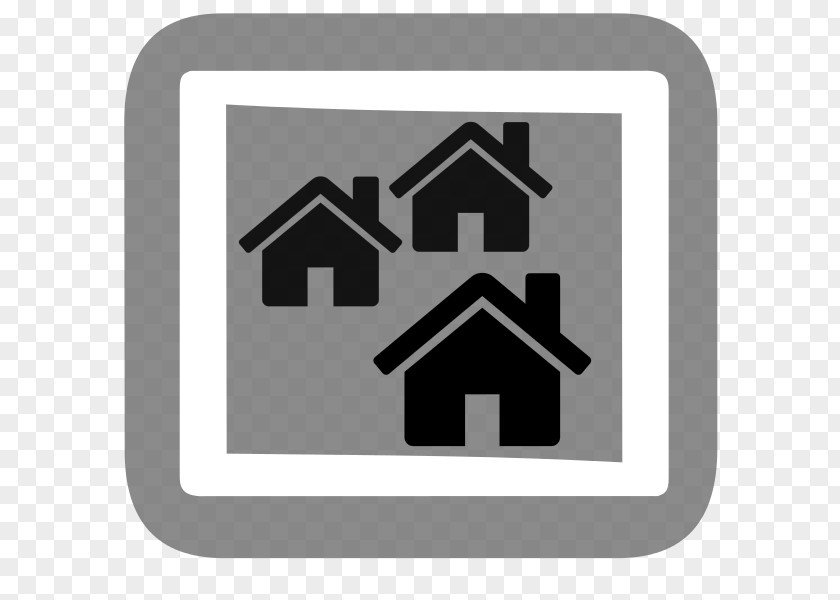 Village Icon House Sign Real Estate Agent Business PNG