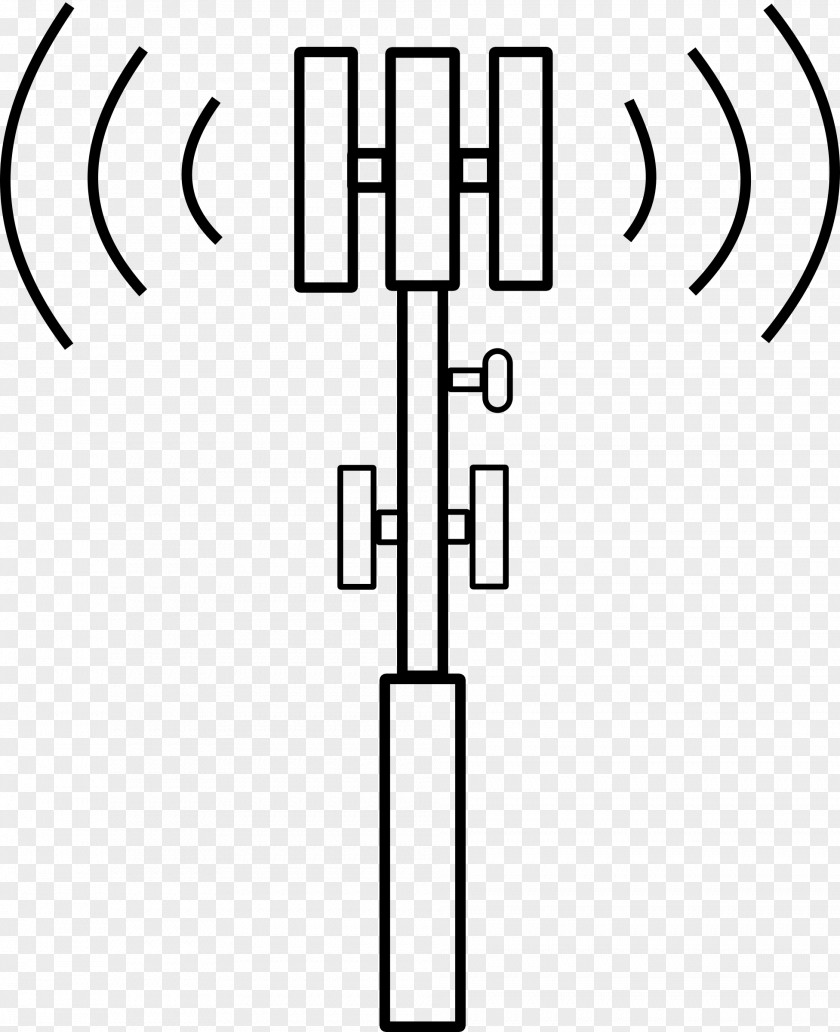 Antenna Transparent Cell Site Telecommunications Tower Clip Art PNG