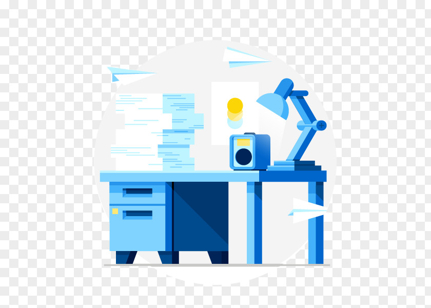 Business Office Table Designer Dribbble Illustration PNG
