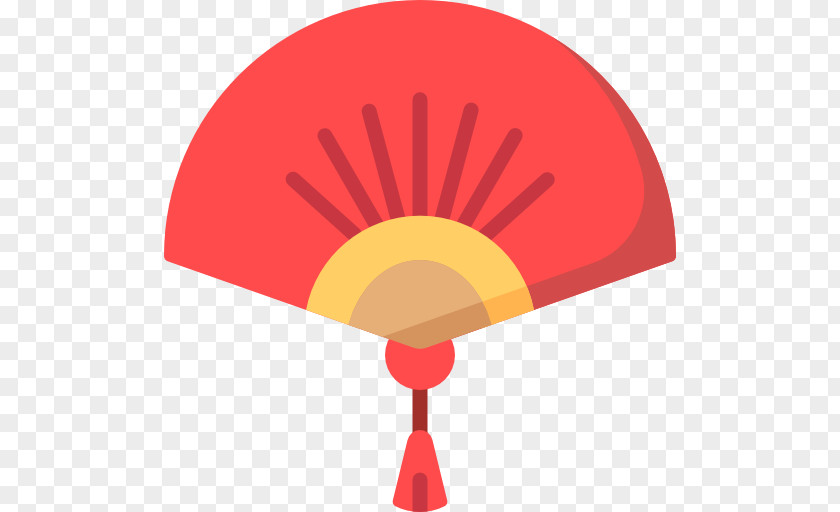Celebrate Chinese New Year Free Paper Hand Fan Clip Art PNG