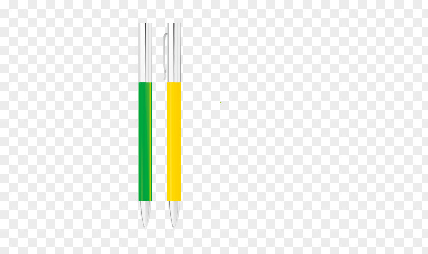 Stationery Pen Material Yellow Pattern PNG