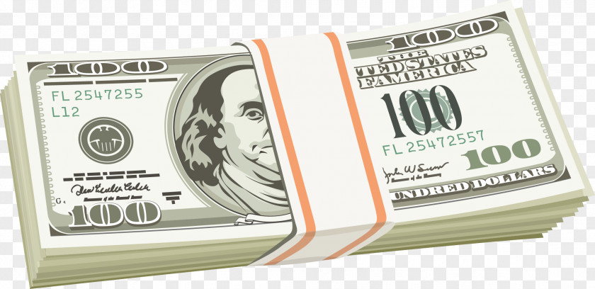 A Stack Of Dollar Vectors Money United States Euclidean Vector Computer File PNG