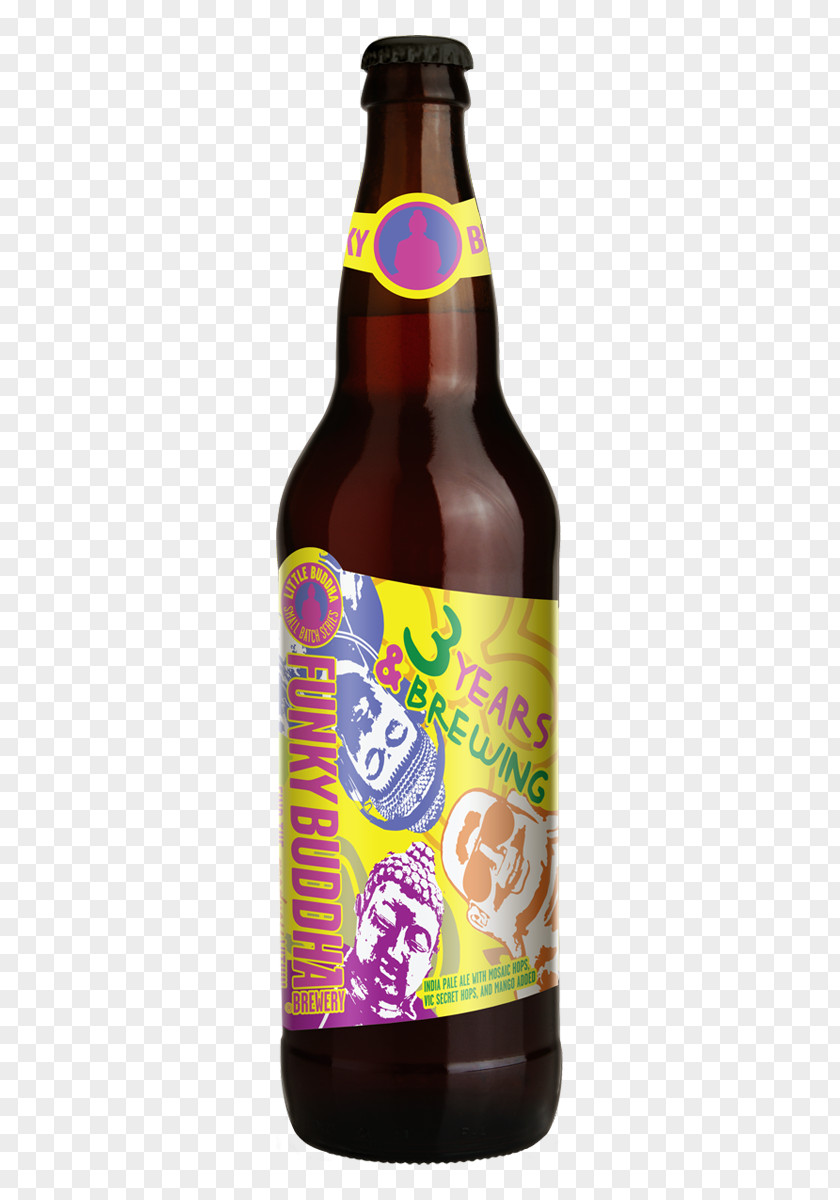 Beer India Pale Ale Funky Buddha Brewery Bottle PNG