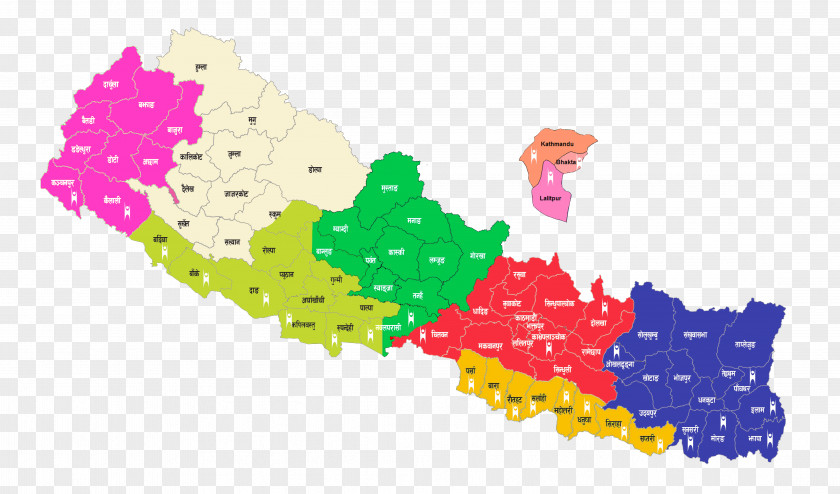 Map Provinces Of Nepal Siddharthanagar Khabar Province No. 3 PNG