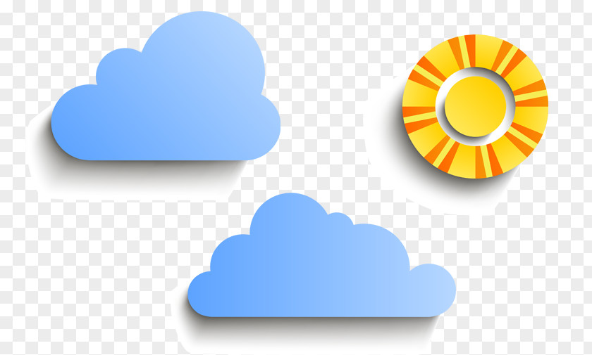 Weather Creative Paper Clip Art PNG