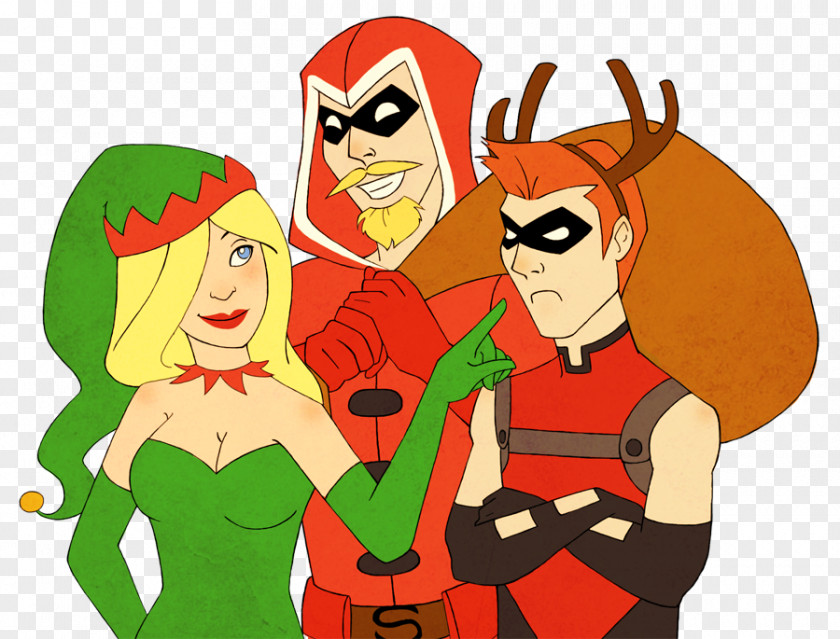 Christmas Black Canary Roy Harper Green Arrow Hal Jordan Lantern PNG