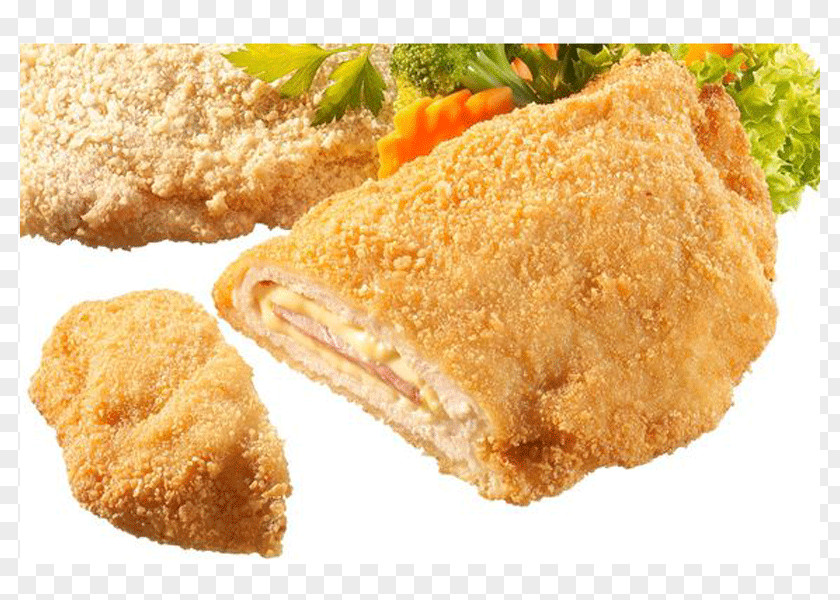 Cordon Bleu Chicken Nugget Cotoletta Milanesa Schnitzel PNG