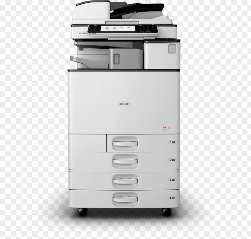 Printer Photocopier Ricoh Multi-function Machine PNG