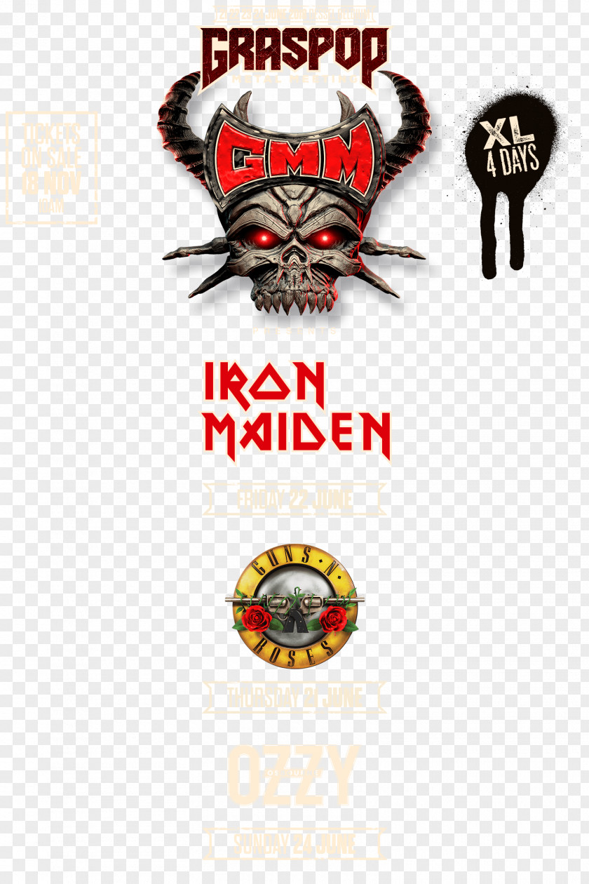 2018 Graspop Metal Meeting 2017 Dessel Iron Maiden Logo PNG