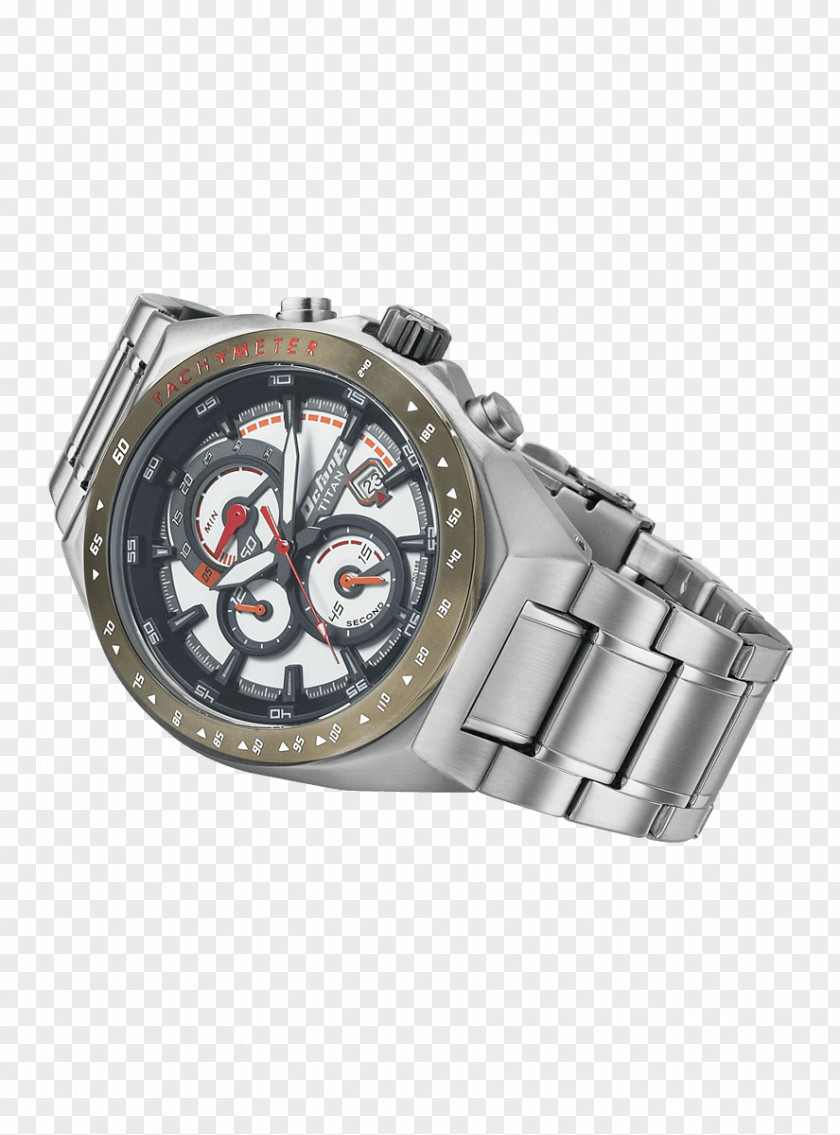 Mens Watch Silver Strap Product Design PNG