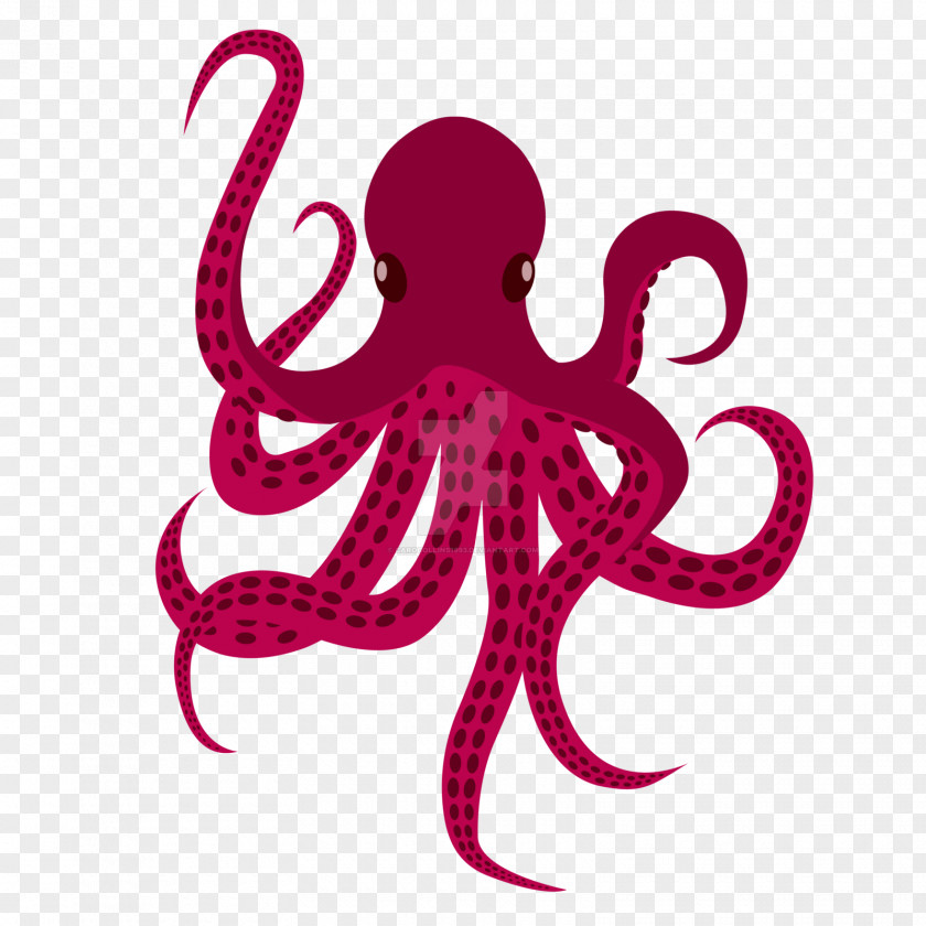 Octapus Enteroctopus Dofleini T-shirt Clip Art PNG