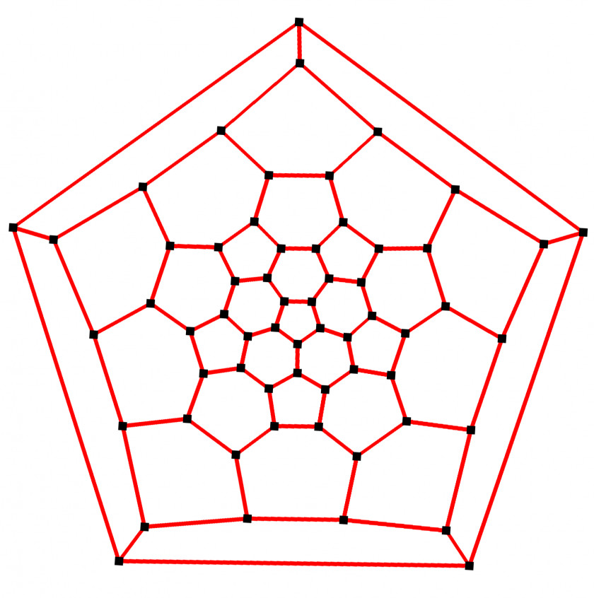 Plane Truncated Icosahedron Truncation Regular Planar Graph PNG