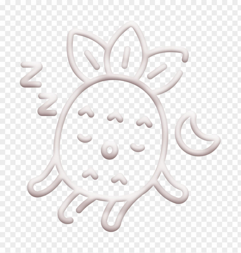 Rest Icon Sleeping Pineapple Character PNG