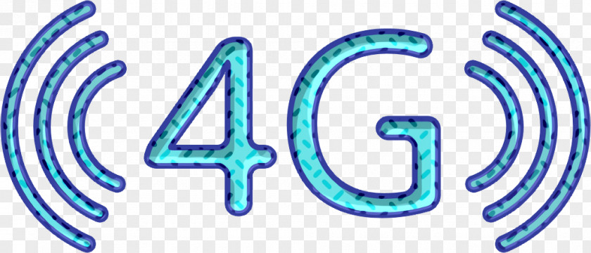 4G Technology Symbol Icon Mobile Phones Interface PNG