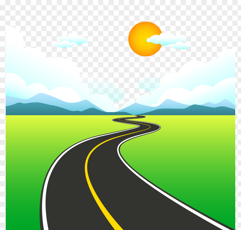A Vector Path Road Download Icon PNG