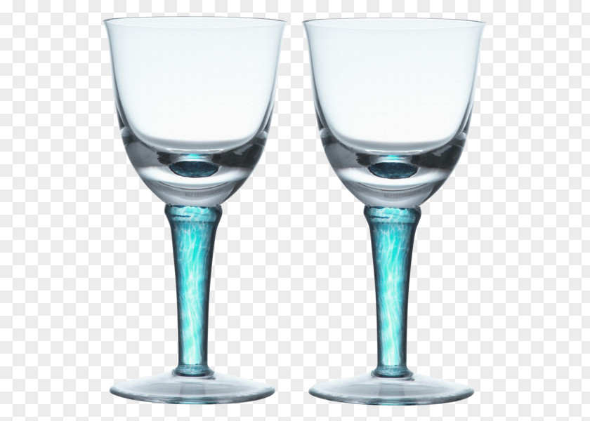 Glass Wine Stemware Blue Cup PNG