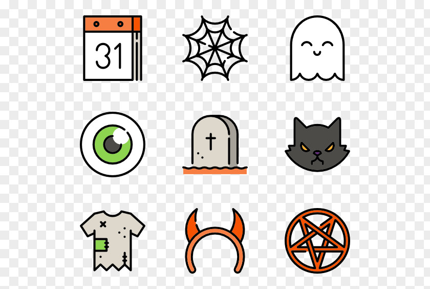 Halloween Font Design Spa Clip Art PNG
