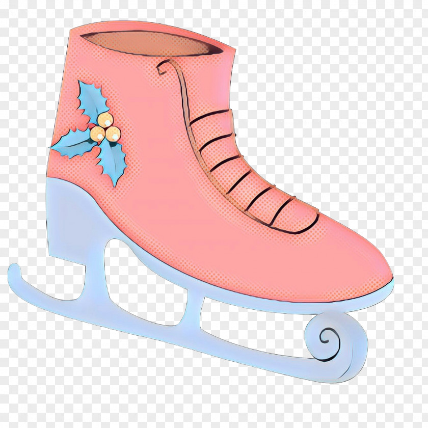 Ice Hockey Equipment Shoe Footwear Figure Skate Roller Skates Pink PNG