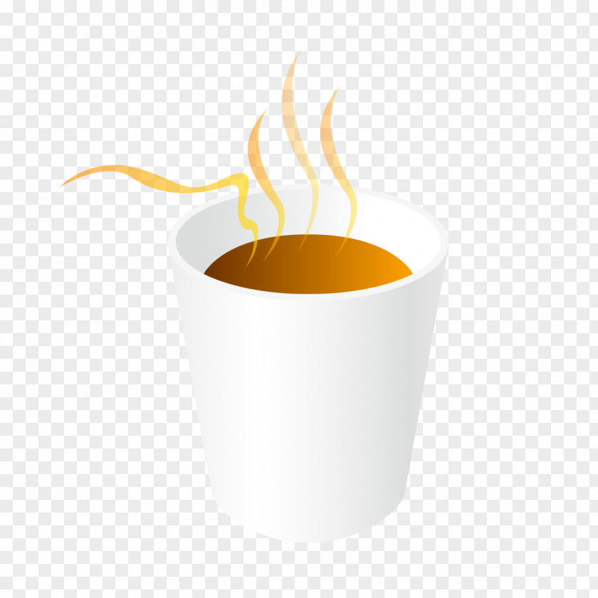 Coffee Aroma Graphics Cup Yellow PNG