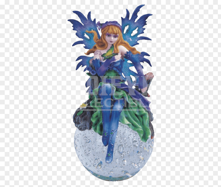 Fairy The With Turquoise Hair Figurine Statue Collectable PNG