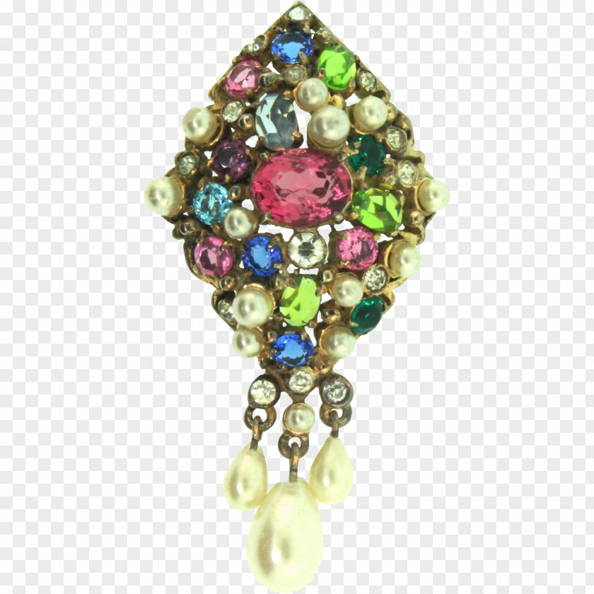 Gemstone Brooch Christmas Ornament Bead Body Jewellery PNG