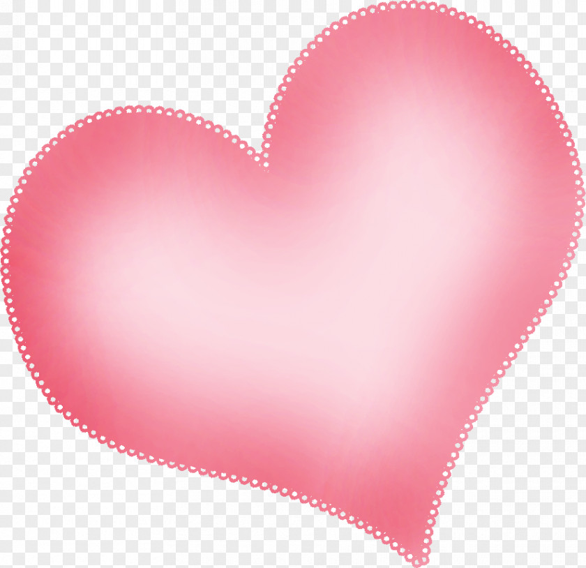 Valentine's Day Heart Pink M PNG