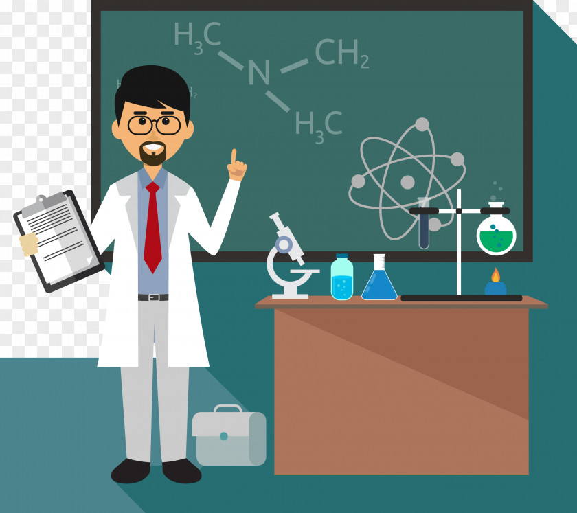 Chemistry Teacher Blackboard Tool Class Chemical Formula PNG