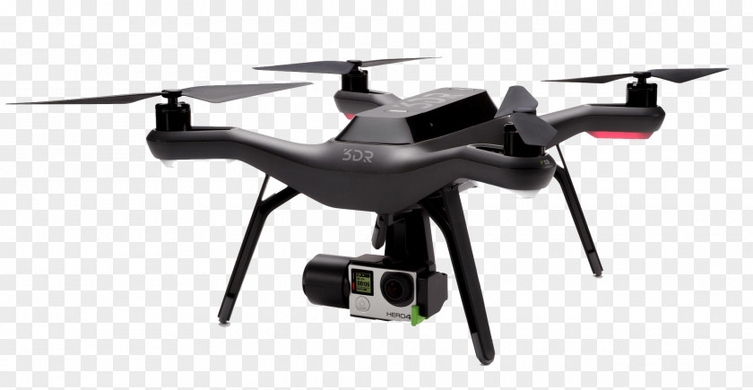 Drones 3D Robotics Unmanned Aerial Vehicle GoPro Quadcopter PX4 Autopilot PNG