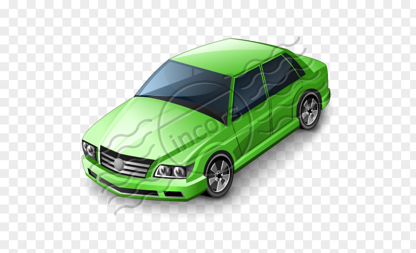 Green Car Lock Sedan Clip Art PNG