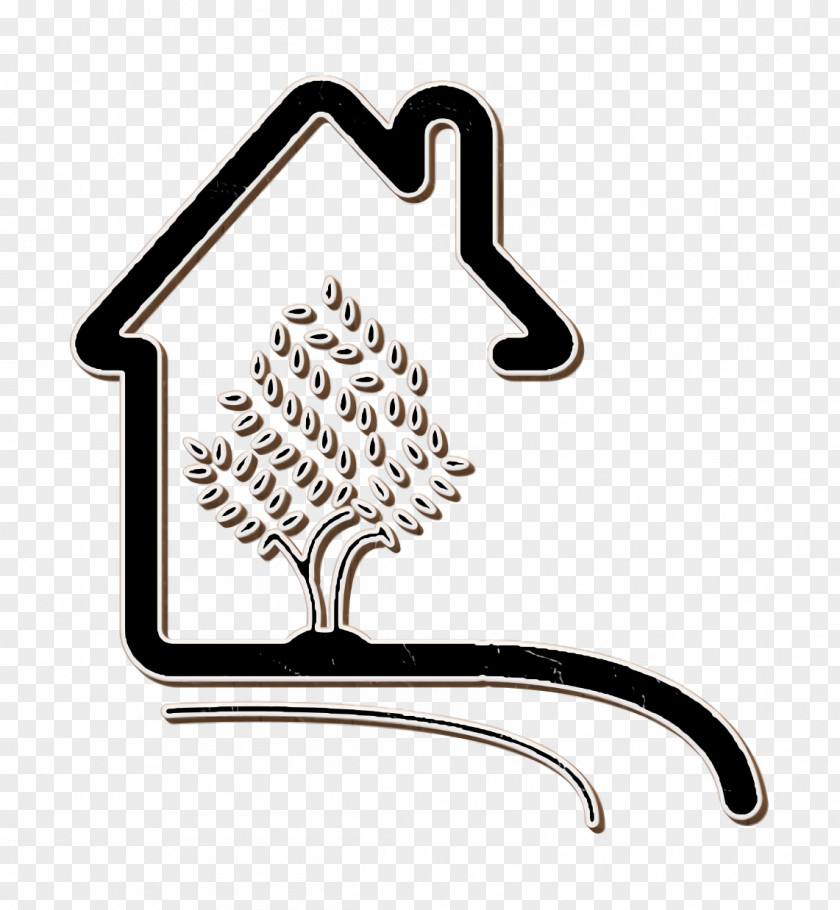 Hotel Icon Rural House With A Tree Buildings PNG