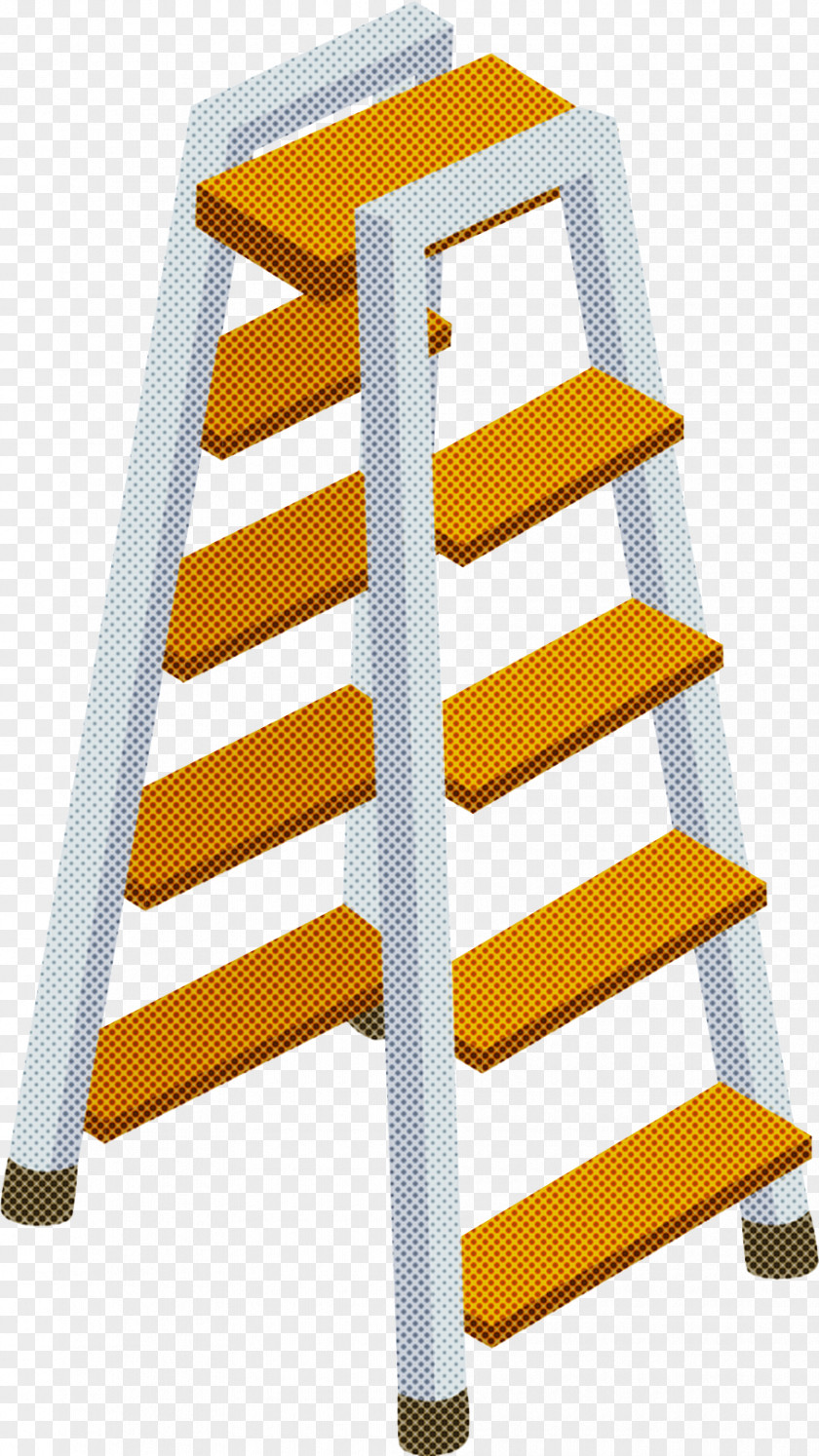 Ladder Yellow Stairs PNG