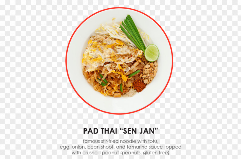 Pad Thai Fried Rice Cuisine Dish Garnish PNG