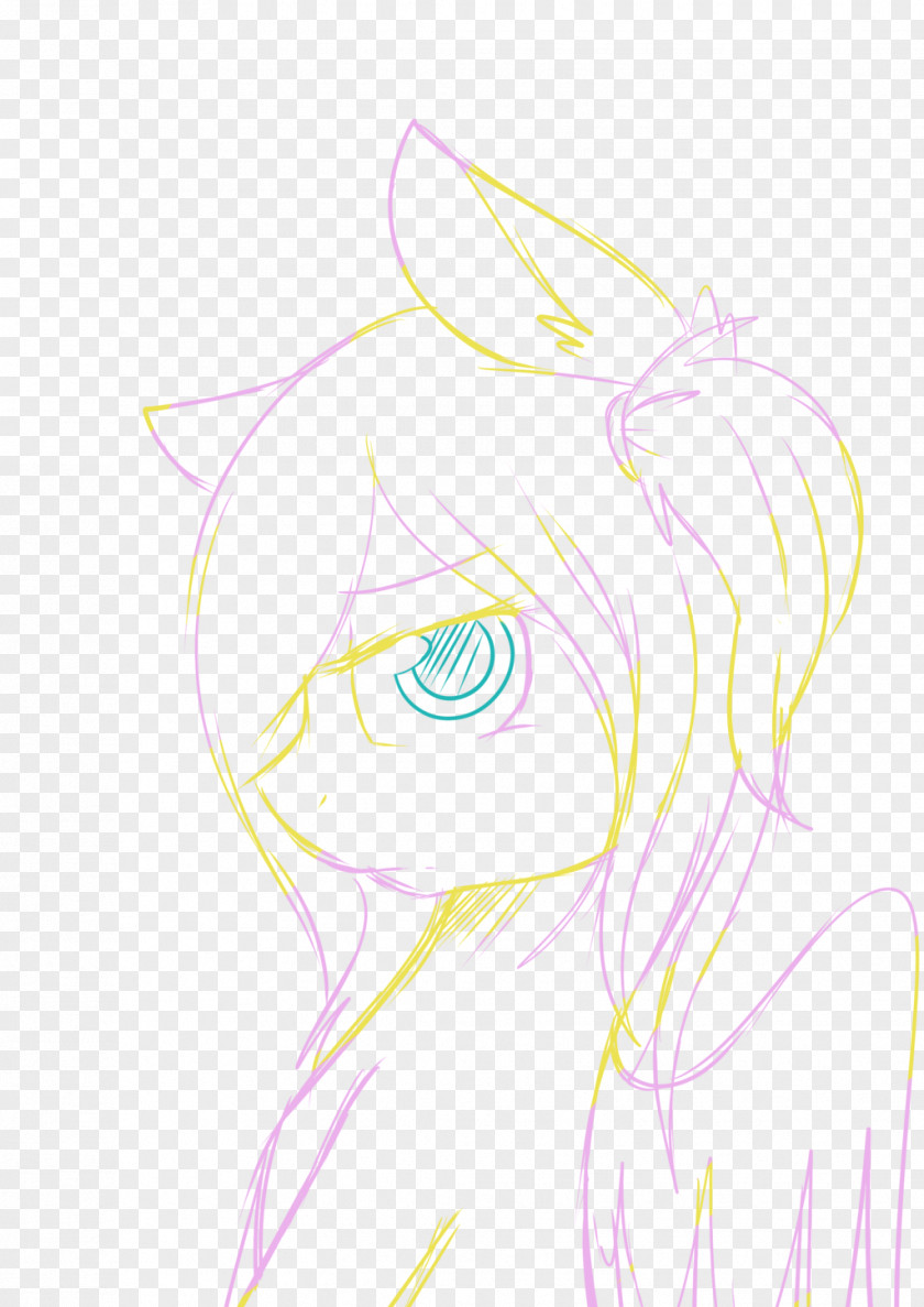 Pony Tail Graphic Design Drawing Sketch PNG