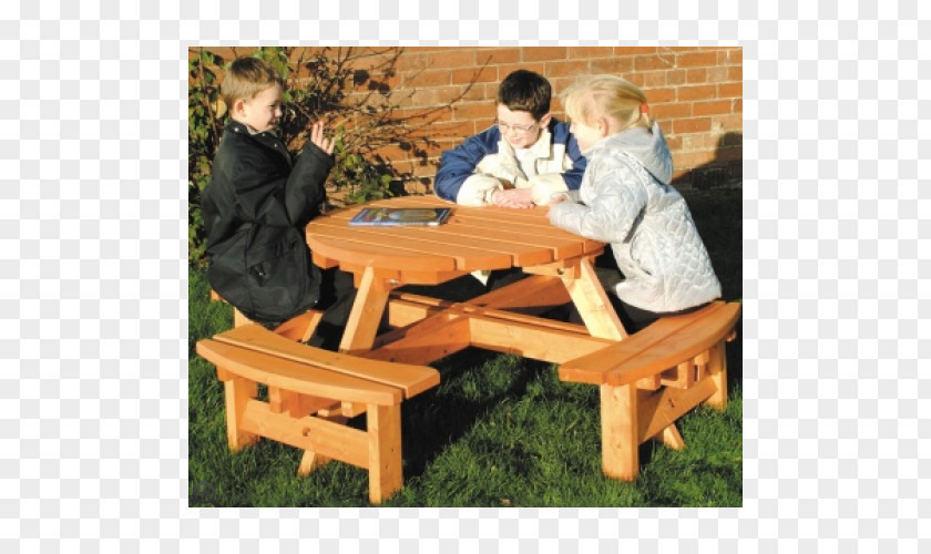 Timber Battens Bench Seating Top View Picnic Table Friendship Furniture PNG