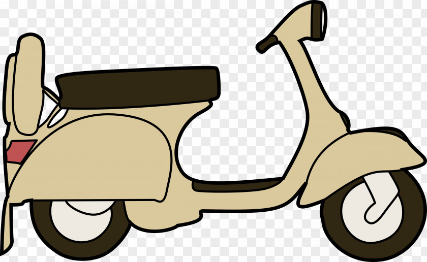 Vespa Scooter Clip Art PNG