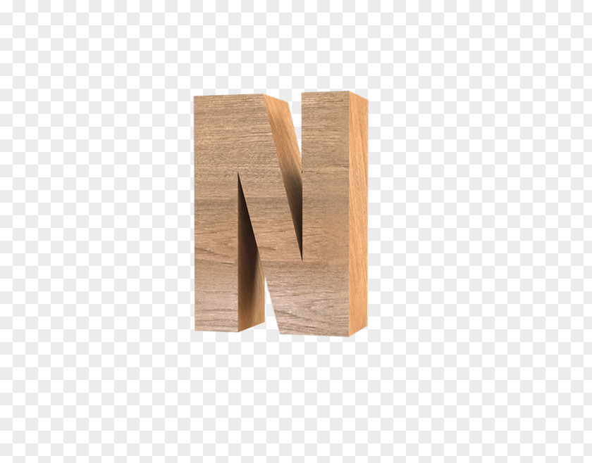 Wood N Letter Font PNG