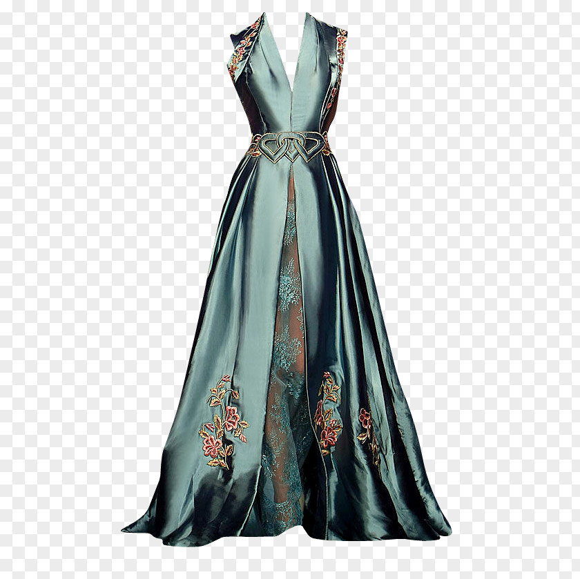 Gown Dress Haute Couture Kaftan Abaya PNG